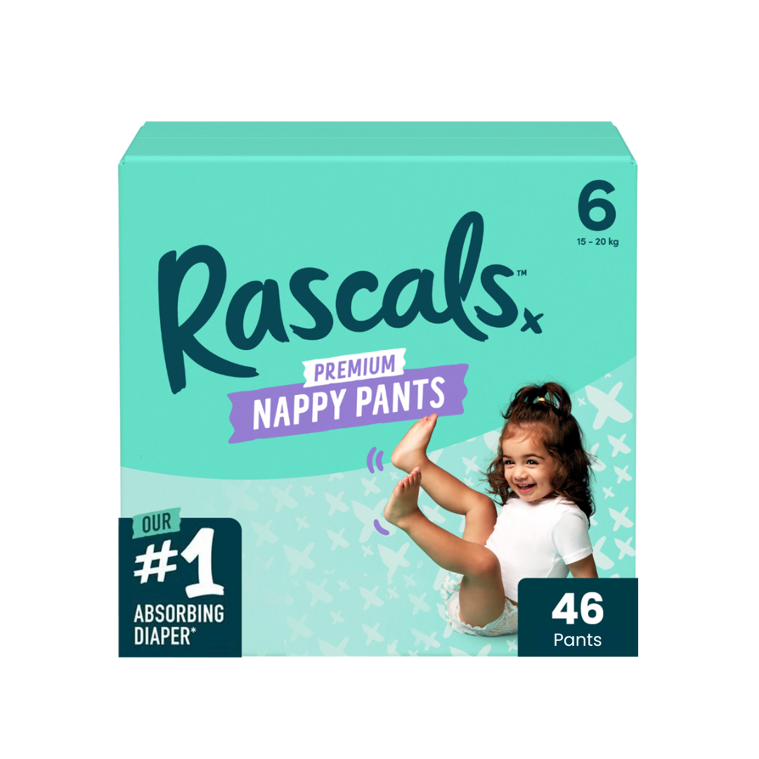 Rascals Training Diaper Pants- Size 6, 15-20 kg, 46 Count – Rascals ...