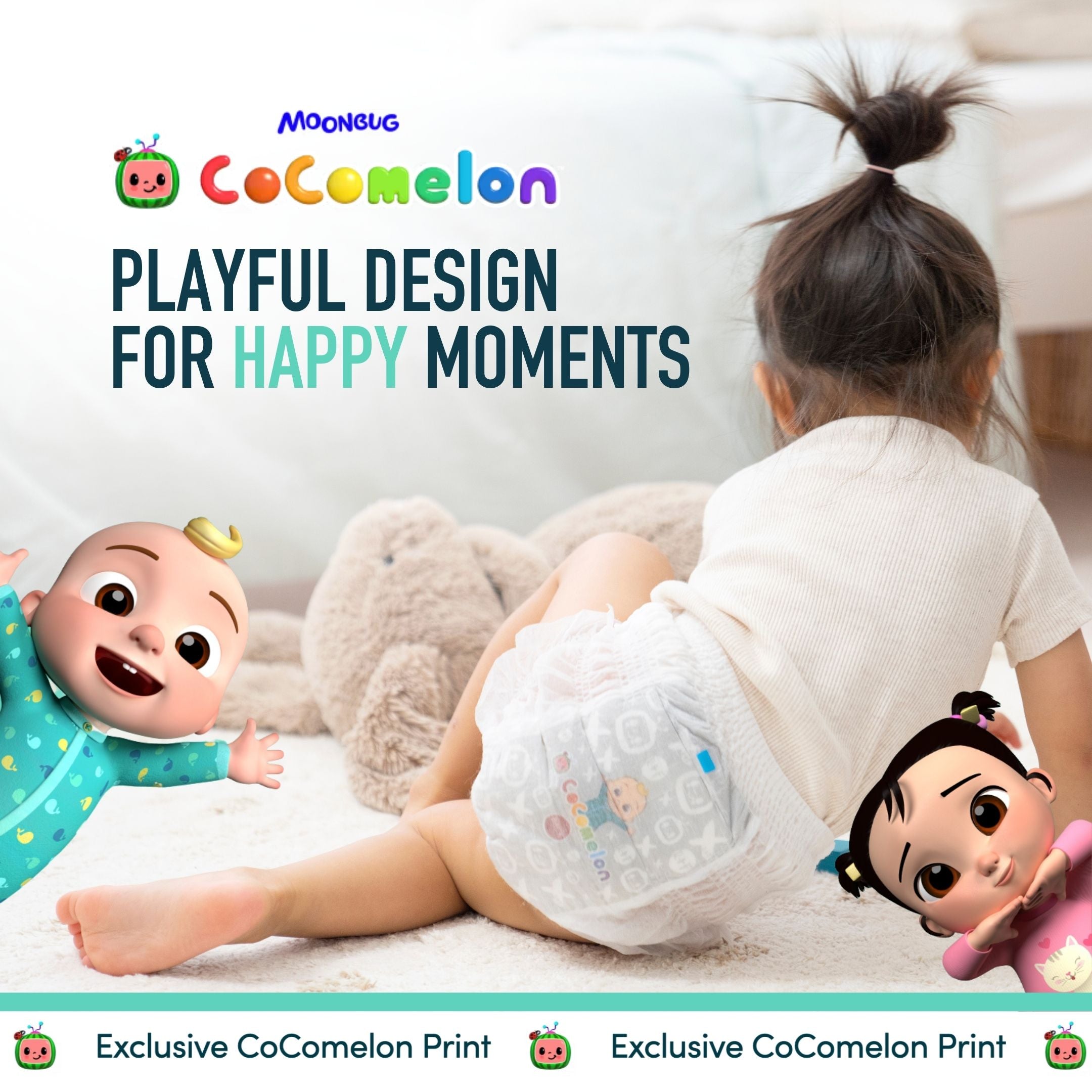 Rascals Cocomelon Edition Training Diaper Pants, Jumbo Pack, Size 7, 1 ...
